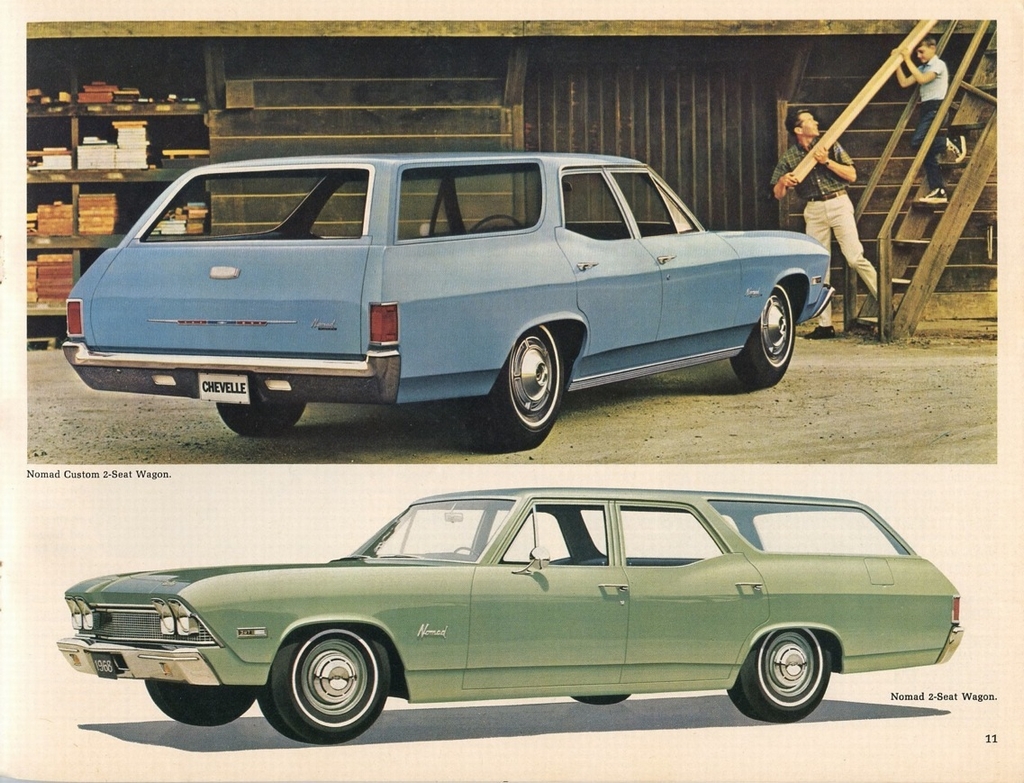 1968 Chevrolet Wagons Brochure Page 13